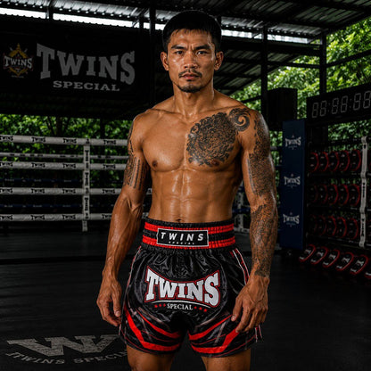 Twins TTBL Muay Thai Short – Racing Red