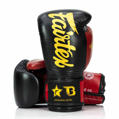 Fairtex x Booster BG V2 – Noir / Rouge / Or