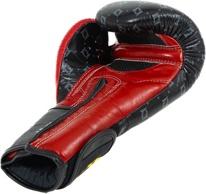 Fairtex x Booster BG Bokshandschoenen – Star Black/Wine Red