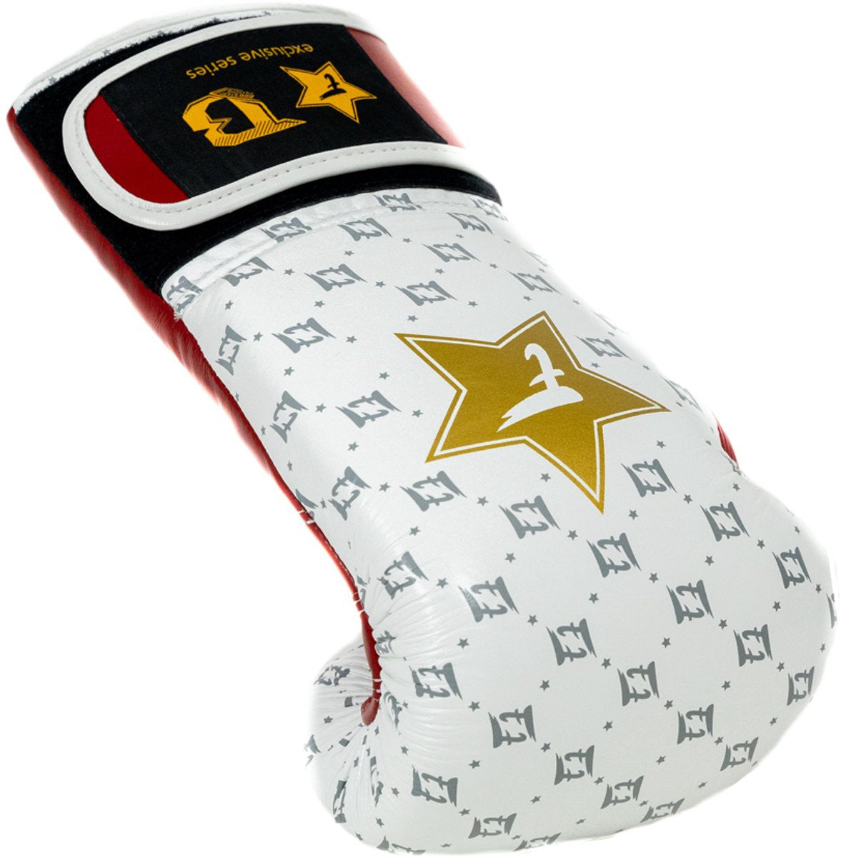 Fairtex x Booster BG Bokshandschoenen – Star White/Wine Red
