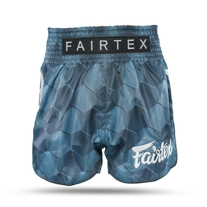 Fairtex x Booster TBT Muay Thai Short – Stealth Blue