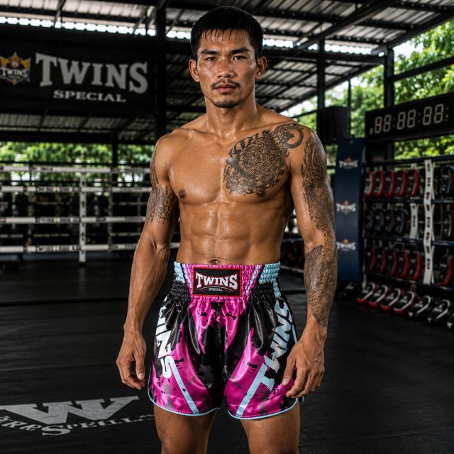 Twins TTBL Muay Thai Short – Candy Pink